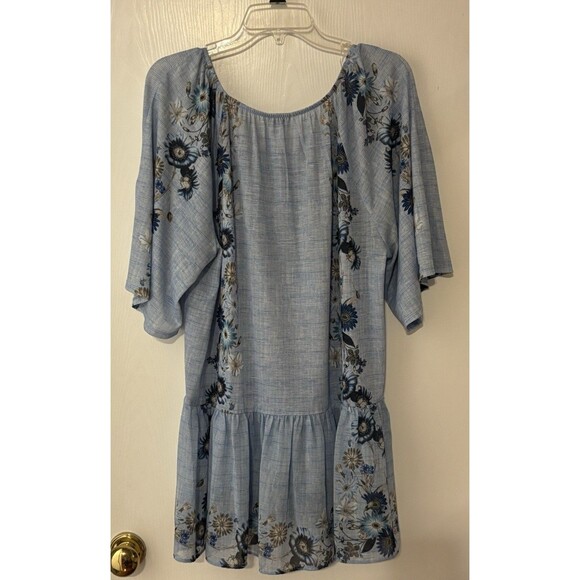 Avenue Light Blue Womens Shirt Skirt 18/20 Pre-Owned - Picture 16 of 16